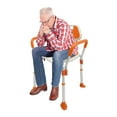 thumbnail image 5 of Bath Chair Shower Chair Height Adjustable Shower Chair with Backrest for Seniors, 5 of 18