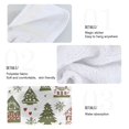 thumbnail image 2 of Yayeee Kitchen Hanging Hand Towels Set of 2 with Loop Bathroom Absorbent Tie Towel, Green Nordic Christmas, 2 of 7