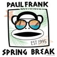 thumbnail image 2 of Women's Paul Frank Spring Break Julius the Monkey  Graphic Tee White Large, 2 of 4
