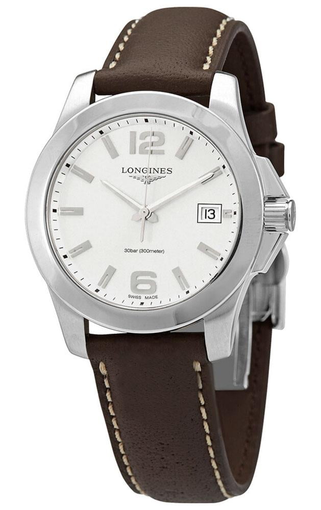 Longines conquest leather deals