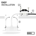 thumbnail image 3 of lote De 1 Spots Led Extra Plat Ronds 5 Watt (5w) / 450 Lúmenes, Blanc Exclusive Spot Led Encastrable - Lampe Plafond Orientable 50 Led Spot Blanc Ne, 3 of 5