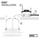 thumbnail image 3 of lote De 1 Spots Led Extra Plat Ronds 5 Watt (5w) / 450 Lúmenes, Blanc Exclusive Spot Led Encastrable - Lampe Plafond Orientable 50 Led Spot Blanc Ne, 3 of 5