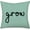 Grow, variant on You had me at Hello Pillow Covers 16x16 Inch Square Funny Quotes Love Words Letters Throw Pillow Cover Valentine''s Day Home Decor Sofa Couch Cushion Case Cotton Linen, Pink White