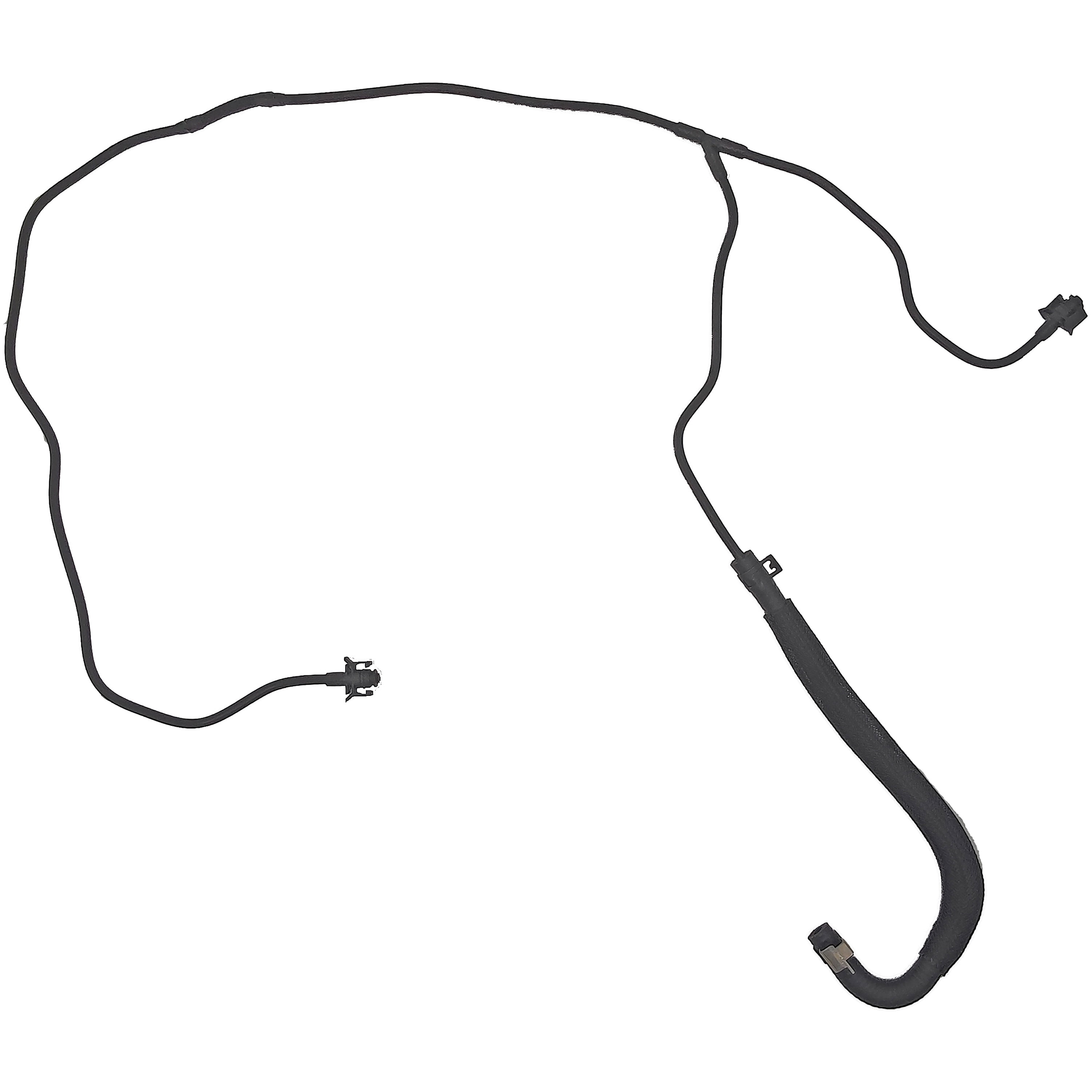 Dorman 626-651 Engine Coolant Overflow Hose for Specific Ford Models, Black