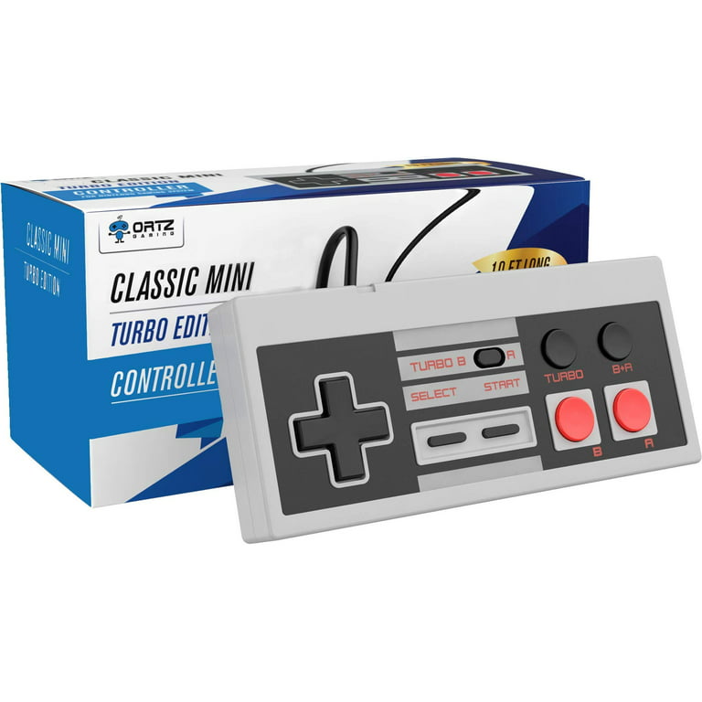 Ortz 10ft Classic Controller Nintendo Mini Edition Console [TURBO EDITION] - Walmart.com