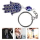 thumbnail image 4 of Llavero con colgante de mano de mal de ojo, llavero con amuleto de mal de ojo, llavero con anilla colgante, 4 of 7