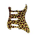 thumbnail image 1 of Graflsoa Leopard Stripe SSS Guitar Pickguard for Strat Style Electric Guitars, 3-Ply Plastic, 2.3mm Thickness, Noise Reduction, Anti-Scratch Protection, 1 of 6