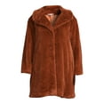 thumbnail image 5 of Time and Tru Women's and Plus Full Length Faux Fur Coat, 5 of 5