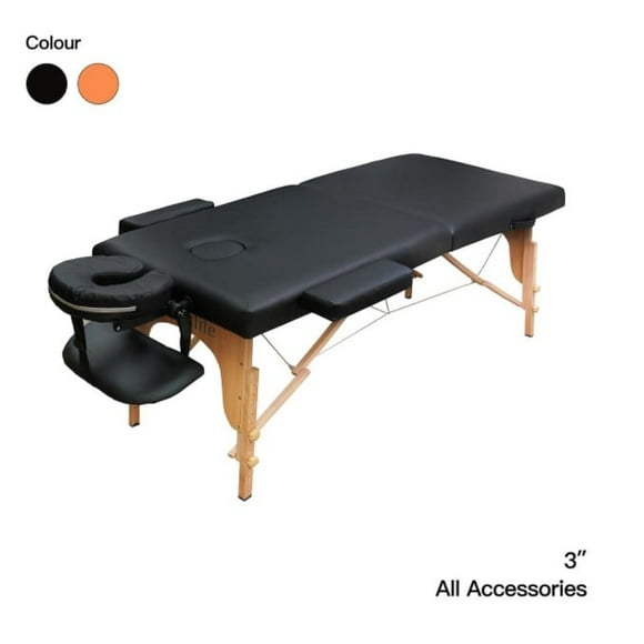 GreenLife® 2-Section 3" Economic Wooden Sport Size Portable Massage Table - MTWS121