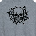 thumbnail image 3 of Instant Message - Skull And Stars - Women's Racerback Tank Top, 3 of 6