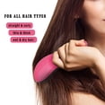 thumbnail image 2 of Juego de 2 cepillos para desenredar el cabello, peine eficaz para desenredar el cabello humano para mujeres, niñas, hombres y niños: utilícelo en cabello fino, grueso, rizado, liso, húmedo y seco Ormromra HMHZ387, 2 of 4