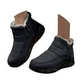 thumbnail image 3 of YLYL Womens Winter Snow Boots Ankle Booties Warm Fur Lined Waterproof Slip on Outdoor Shoes Anti-Slip Sneaker, 3 of 4