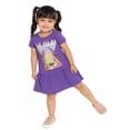 thumbnail image 4 of Def Leppard Toddler Girl Short Sleeve Drop Waist Dress, Sizes 12M-5T, 4 of 6