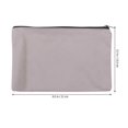 thumbnail image 4 of 12pcs Canvas Zipper Pouches Durable Washable Storage for Travel, School, DIY Crafts Multi Use Cosmetic Bags for Makeup, Coins, Cellphones, 4 of 4