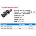 thumbnail image 2 of Front Left Strut and Coil Spring Assembly - Compatible with 2002 - 2003 Toyota Camry 2.4L 4-Cylinder, 2 of 2