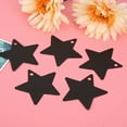 thumbnail image 3 of Etiquetas de tarjeta de mensaje DIY 100 piezas forma de estrella Ormromra 6x6 cm negro, 3 of 8
