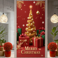thumbnail image 3 of Colorful Design Christmas Banner Festive Winter Holiday Santa Claus for Home Decoration Kids Party Celebration, 3 of 9