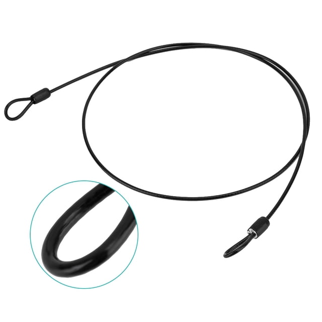 Cergrey Stainless Steel Cable Lock,Cycling Sports Stainless Steel Security Loop Cable Bicycle Scooter Lock,Security Loop Cable Lock