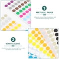 thumbnail image 4 of 16 Sheets 13mm Colorful Label Paper Round Adhesive Gift Label Decals Mixed Color, 4 of 9
