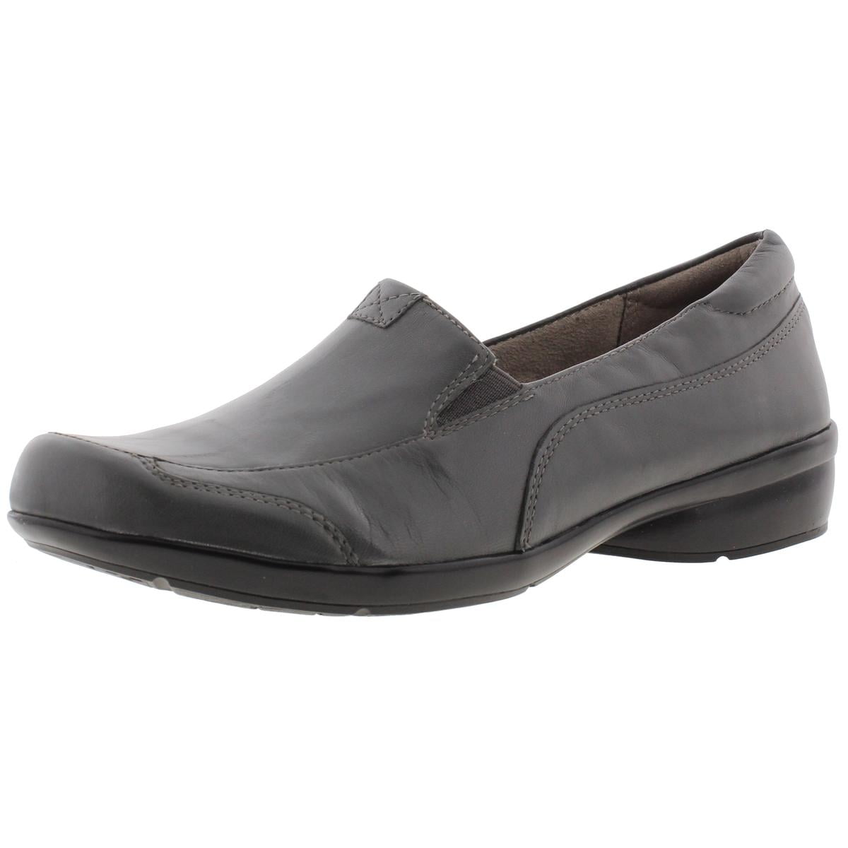 Womens Channing Leather Wedges Loafers