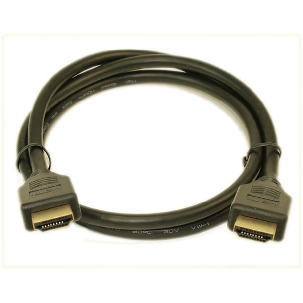 3ft High Speed 4K60Hz HDMI Cable 18Gbps 30AWG Gold Plated Walmart