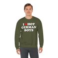 thumbnail image 6 of German Germany Wife Girlfriend Husband Sweatshirt Gift Crew Neck Shirt Long, 6 of 7