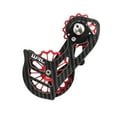 thumbnail image 4 of Oversized Ceramic Bearing Rustproof Pulley Rear Derailleur Cage Wear-resistant Hub Guide Wheel Kit Bike Accessories Outdoor Black/Red SD4, 4 of 7