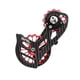 thumbnail image 1 of Greeniant Rodamiento de cerámica de gran tamaño, polea a prueba de herrumbre, jaula de desviador trasero, Kit de rueda de guía de cubo resistente al Ciclismo Negro/Rojo SD4 Greeniant  OD024405-08, 1 of 6