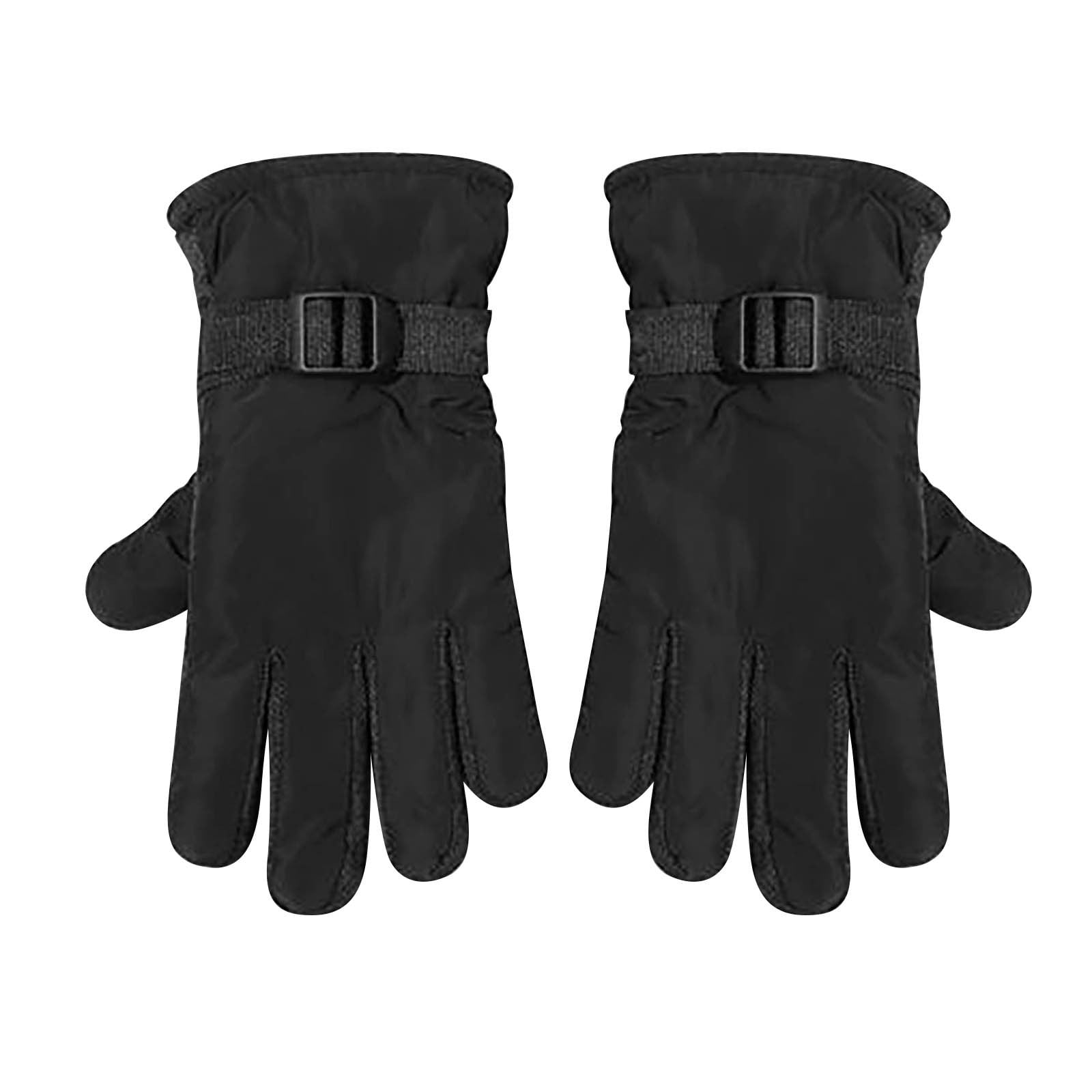 Heiheiup Boys And Girls Waterproof Snow Gloves Outdoor Warm Ski Gloves