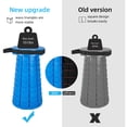 thumbnail image 3 of 2Pcs Folding Camping Stool, Portable Collapsible Retractable Telescopic Folding Stools Height Adjustable (Blue), 3 of 8