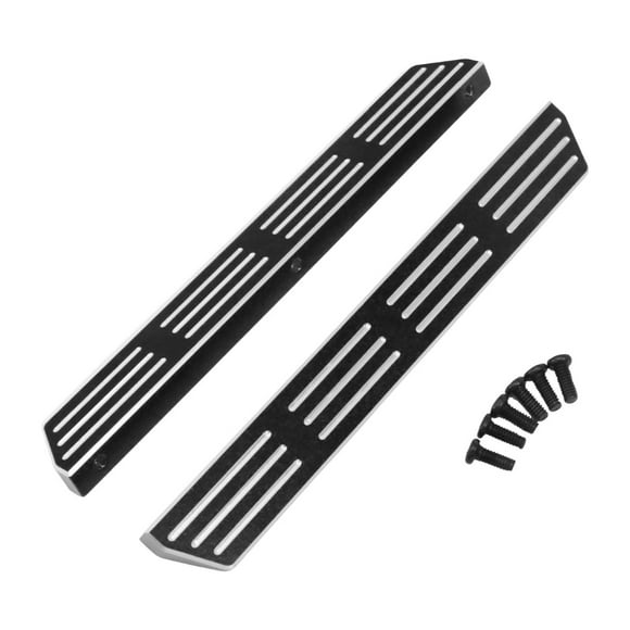 HILABEE RC Car Foot Pedals Metal Side Pedal Steps for H12Y H12Y+ 1:12 Scale Vehicles Black