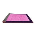 thumbnail image 2 of Ahgly Company Indoor Round Oriental Pink Modern Area Rugs, 5' Round, 2 of 4