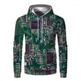 thumbnail image 3 of Sudadera con capucha con estampado 3D de diablo y patrón de chip electrónico 2023, sudadera con capucha informal divertida a la moda para hombre, sudadera con capucha de hip hop, 3 of 4