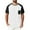 White, variant on Men's Muscle T-Shirt Pleated Raglan Sleeve Bodybuilding Gym Tee Short Sleeve Fashion Workout Shirts Hipster Shirt