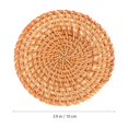 thumbnail image 2 of unbranded 6Ud Posavasos De Madera De Rattan Para Té Y Café Color Marrón Claro Con Protección Antiescaldad, 2 of 5