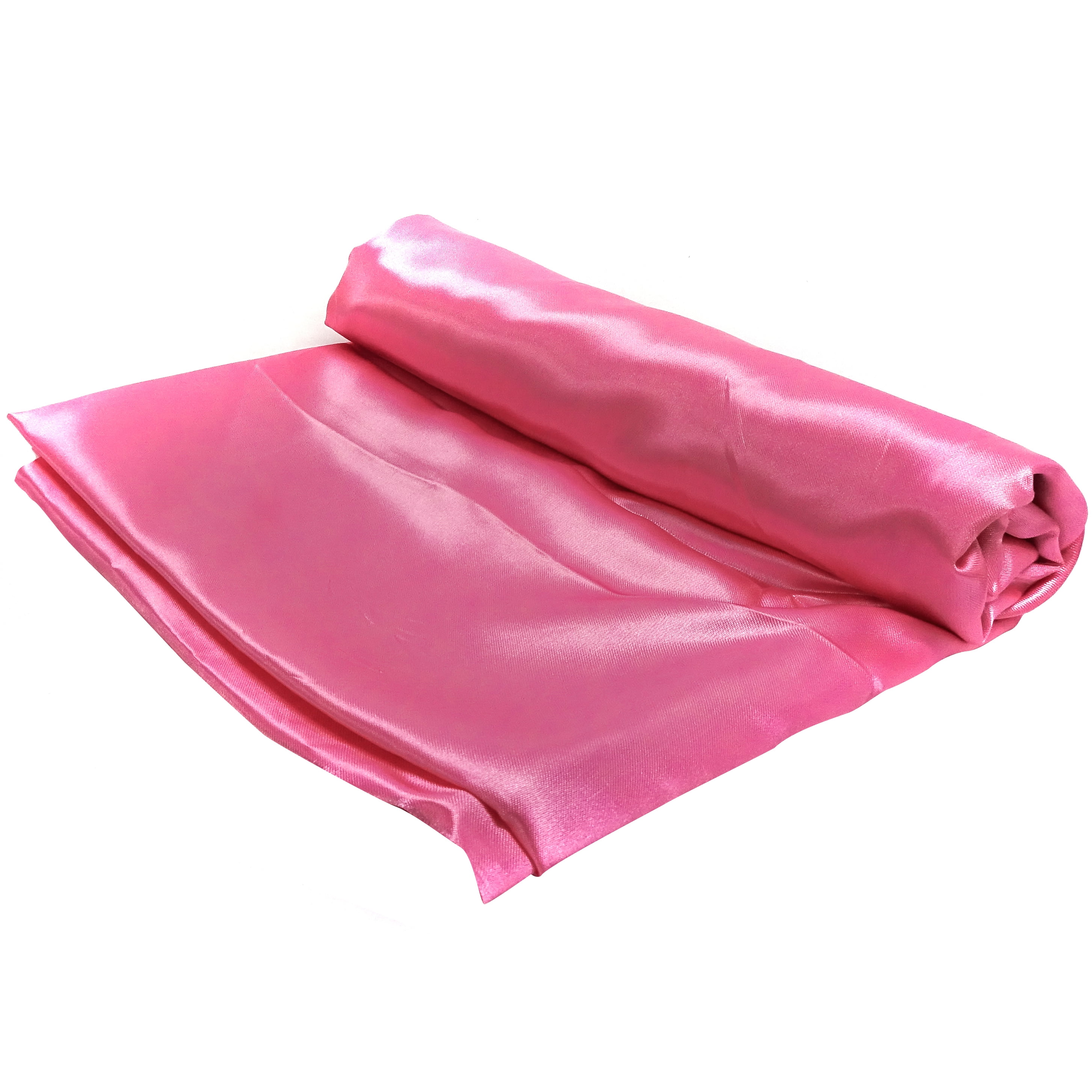 Shason Textile Special Occasion Costume Satin Fabric,Bright Pink