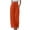 Orange, variant on Buigttklop Pants for Women 2024 Women'S Casual Solid Pants Comfortable Elastic High Waist Wide Leg Casual Length Pants