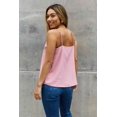Sweet Lovely By Jen Full Size Scalloped Cami in Rosewood