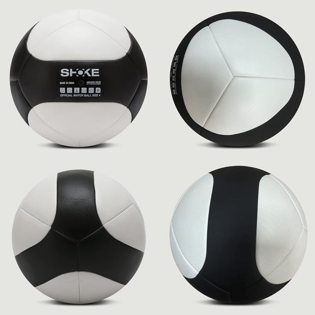 Balón de fútbol SHOKE Black Mirror modelo n.º 5 para adultos y niños