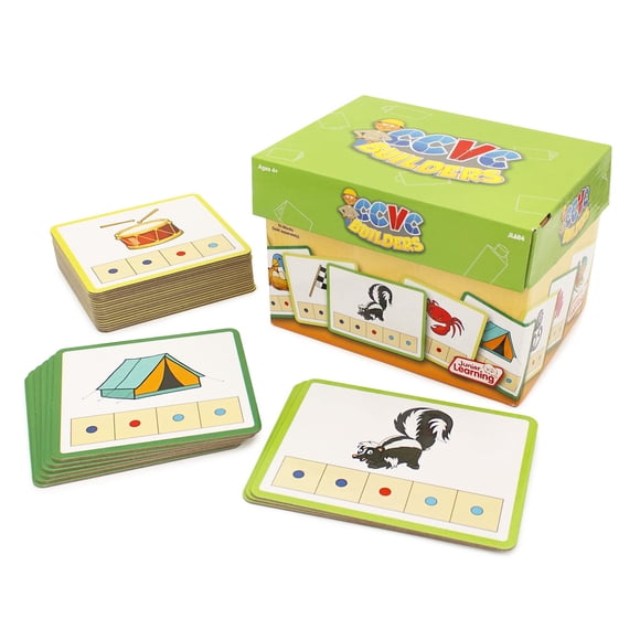 Tarjetas de construcción CCVC de aprendizaje para jóvenes, múltiples