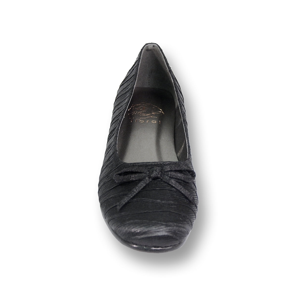 FLORAL Lizzy Women Wide Width Casual Flat/Skimmer for Everyday BLACK 8