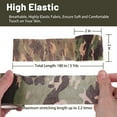 thumbnail image 4 of 24 Pack Self Adherent Cohesive Bandage Wrap, 2” x 5 Yards Flexible Grip Tape Camo Vet Wrap, Athletic Bandages Wrap for First Aid Gauze Medical, Sports, Ankle, Stretch Athletic. Wrist Sprains, 4 of 5