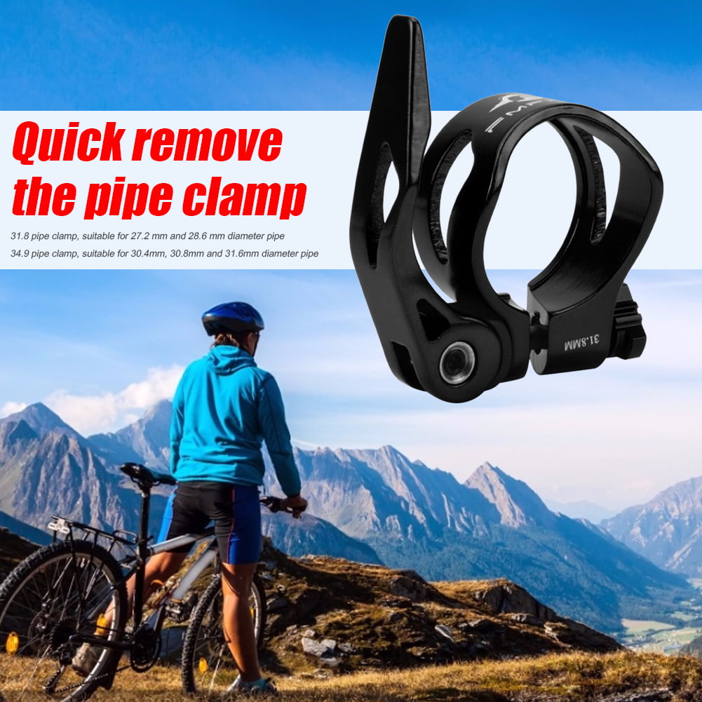 Details about   Aluminum Alloy Seatpost Clamp Quick 31.8mm MTB Bike Saddle Seat Post Clamp USA. 