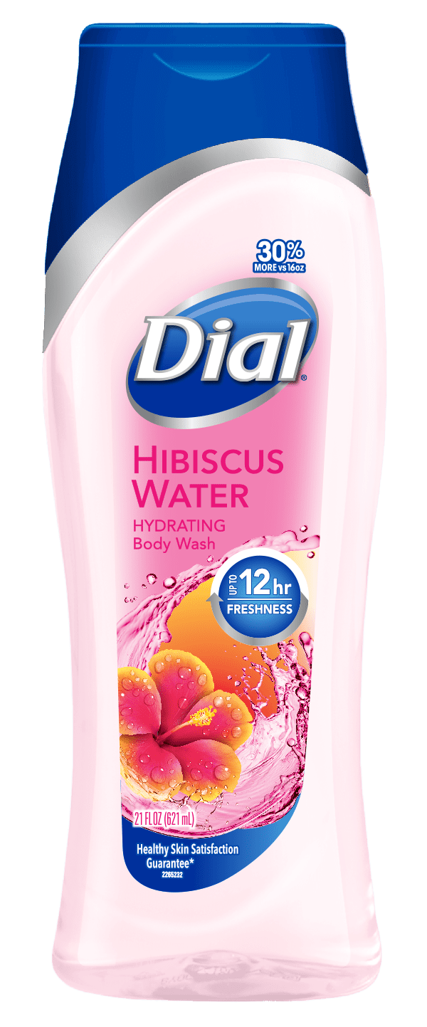 Dial Body Wash, Hibiscus Water with Up to 12 Hours of Freshness, 21