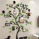 thumbnail image 5 of Bearachild Etiqueta de la pared del árbol del marco de la foto de acrílico 3D Calcomanías de la pared del dormitorio de la sala de estar Decoración del hogar Bearachild HA014423-00, 5 of 6