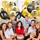thumbnail image 3 of Globos dorados y negros para mujeres y hombres, decoración de fiesta de feliz cumpleaños para aniversario, suministros para interiores y exteriores, 3 of 5