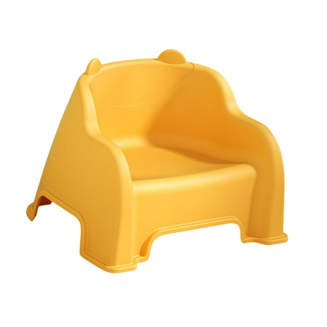Wweixi Small Stool Foot Rest Sturdy Under with Desk Green Support Footrest Footstool Back Yellow 33x25.5x23.8cm