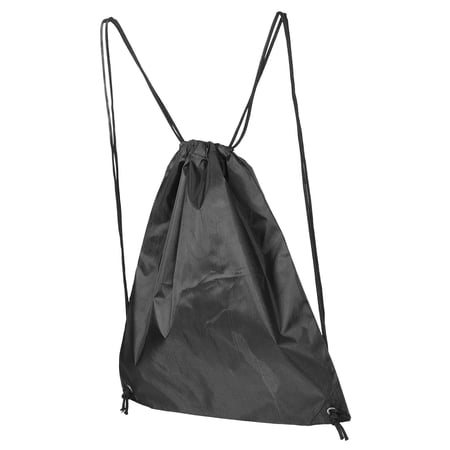 BESTYASH Black Polyester Motorcycle Bag with Drawstring Closure for Secure Portable Storage and Travel