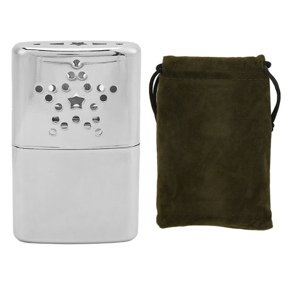 Outdoor Portable Hand Warmer, Portable Fuel Hand Warmer, Reusable Pocket Double Sided Heating Heater for Ice Fishing Winter Fishing Warming Gear (Pentagram hand warmer)