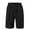 Black, variant on ZyeKqe Mens Casual Shorts High Waisted Knee Length Lounge Shorts Summer Vacation Beach Casual Shorts